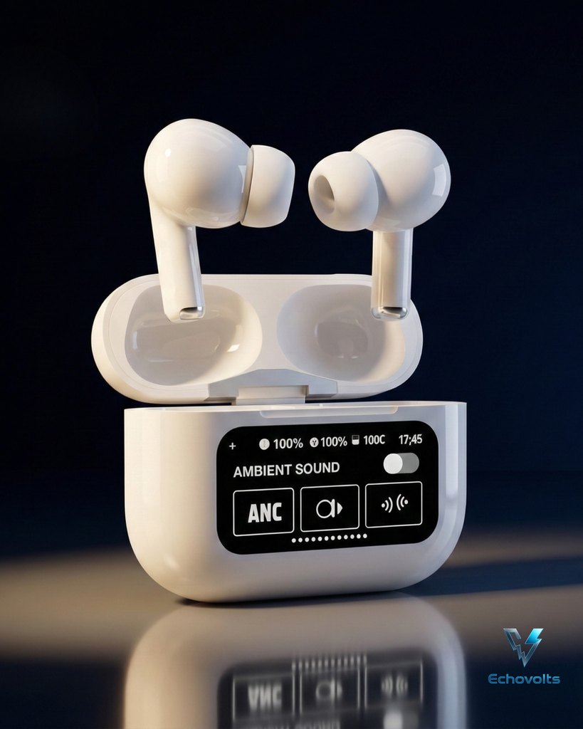 A9 Pro Smart-Screen ANC Earbuds