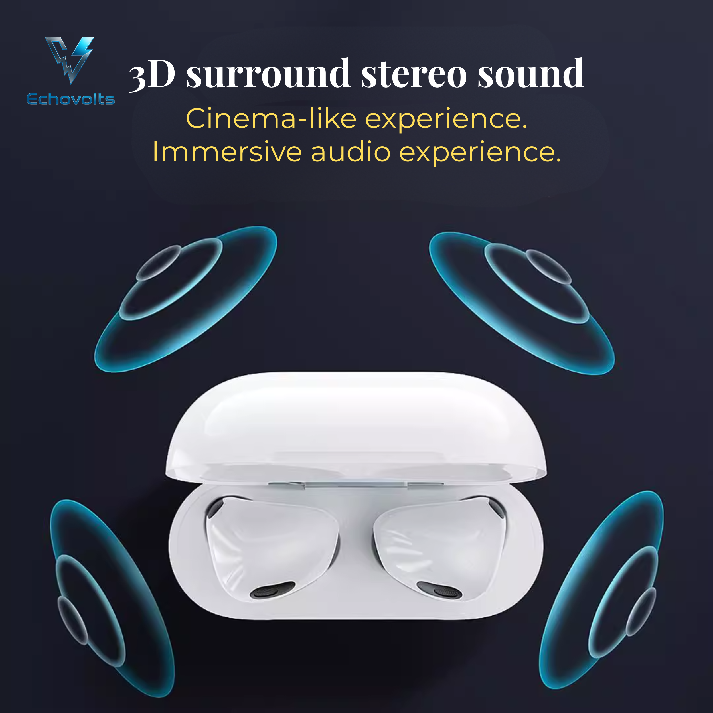 A50 Semi In-Ear Wireless Earbuds (TWS)