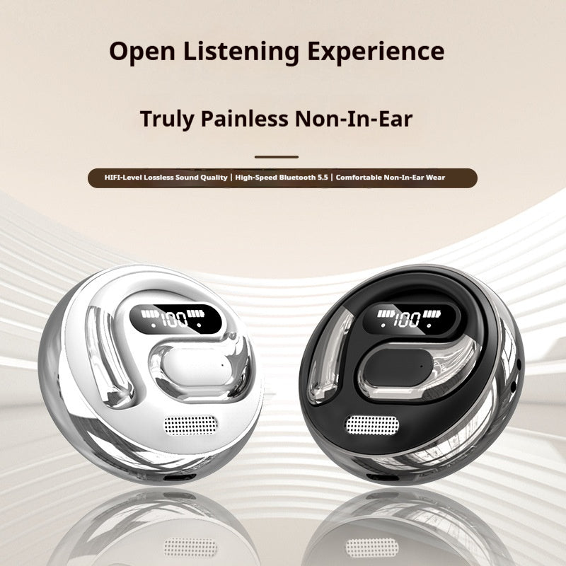 K03 Air-Conduction Wireless Earbuds with LED Display