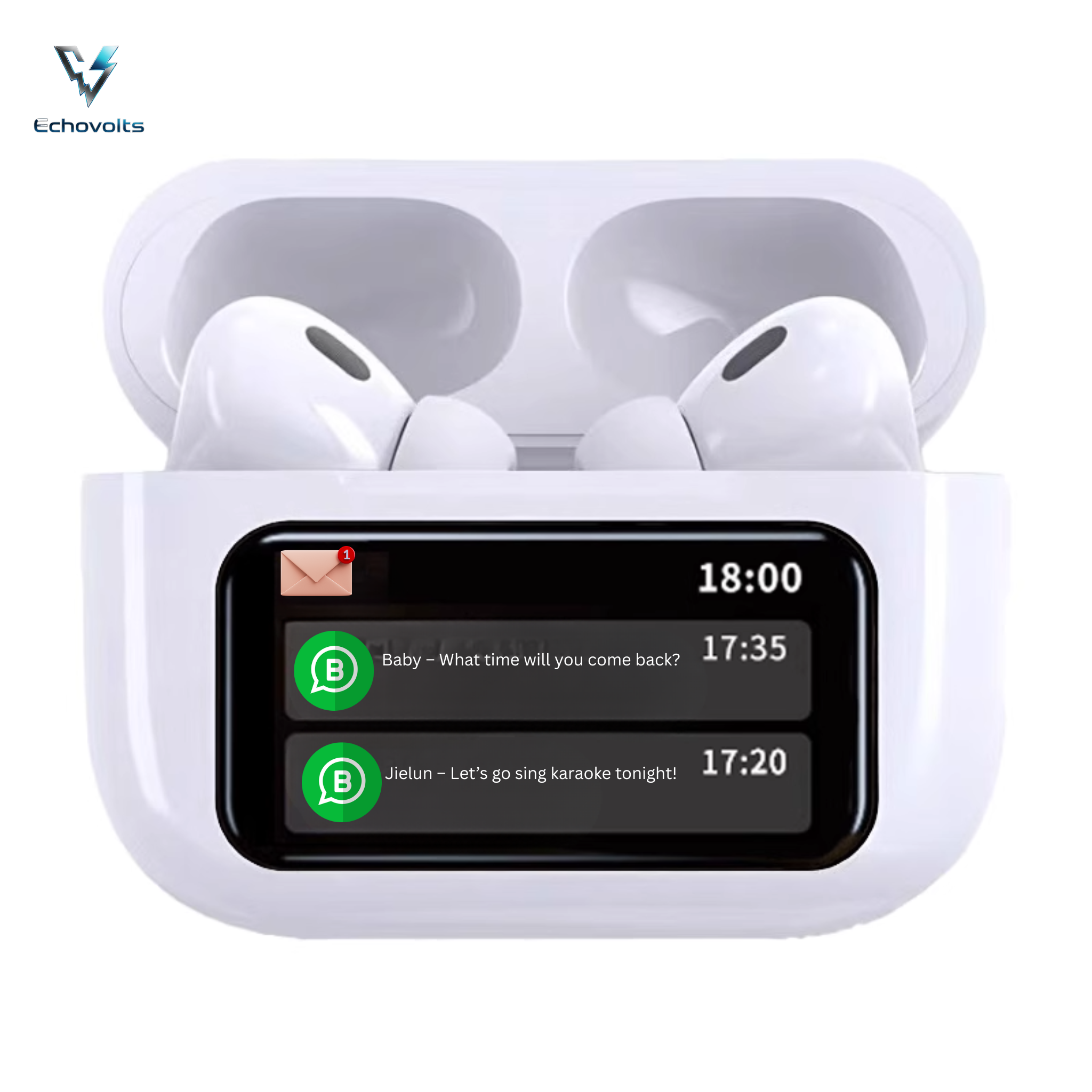 A9 Pro Smart-Screen ANC Earbuds