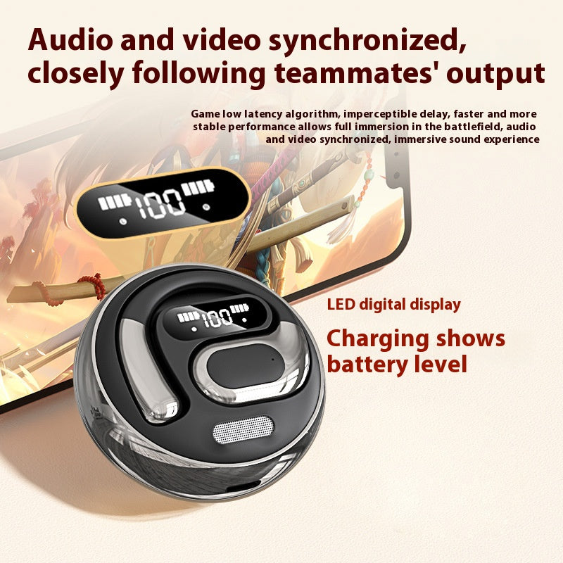 K03 Air-Conduction Wireless Earbuds with LED Display